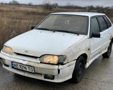 Белый ВАЗ 2114 Самара, объемом двигателя 1.6 л и пробегом 225 тыс. км за 882 $, фото 1 на Automoto.ua