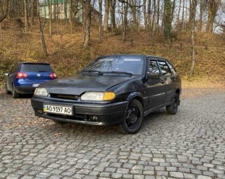 Черный ВАЗ 2114 Самара, объемом двигателя 1.5 л и пробегом 260 тыс. км за 550 $, фото 1 на Automoto.ua