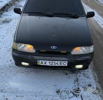 Черный ВАЗ 2114 Самара, объемом двигателя 1.5 л и пробегом 280 тыс. км за 1600 $, фото 1 на Automoto.ua