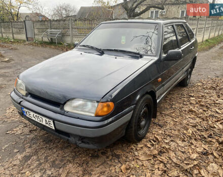 Черный ВАЗ 2114 Самара, объемом двигателя 1.6 л и пробегом 100 тыс. км за 1350 $, фото 2 на Automoto.ua