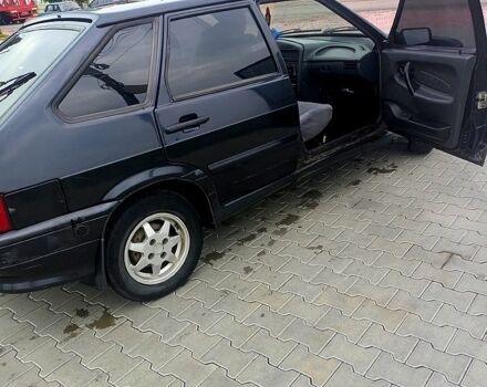 Черный ВАЗ 2114 Самара, объемом двигателя 1.6 л и пробегом 11 тыс. км за 1600 $, фото 1 на Automoto.ua