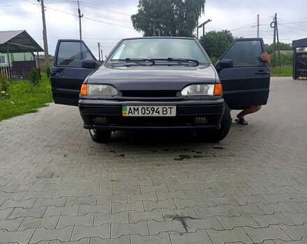 Черный ВАЗ 2114 Самара, объемом двигателя 1.6 л и пробегом 11 тыс. км за 1600 $, фото 3 на Automoto.ua