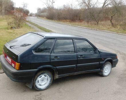 Черный ВАЗ 2114 Самара, объемом двигателя 1.6 л и пробегом 200 тыс. км за 1100 $, фото 3 на Automoto.ua