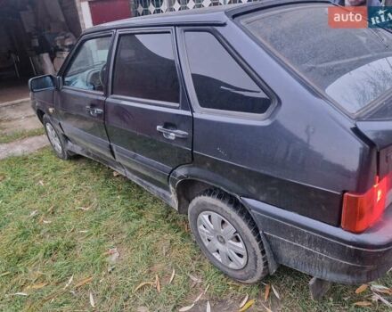 Черный ВАЗ 2114 Самара, объемом двигателя 1.6 л и пробегом 154 тыс. км за 1850 $, фото 2 на Automoto.ua