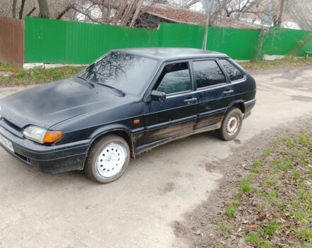 Черный ВАЗ 2114 Самара, объемом двигателя 1.6 л и пробегом 200 тыс. км за 1100 $, фото 1 на Automoto.ua