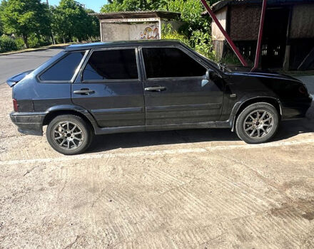 Черный ВАЗ 2114 Самара, объемом двигателя 1.6 л и пробегом 176 тыс. км за 2100 $, фото 3 на Automoto.ua