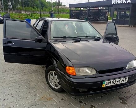 Черный ВАЗ 2114 Самара, объемом двигателя 1.6 л и пробегом 11 тыс. км за 1600 $, фото 4 на Automoto.ua