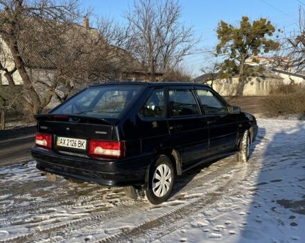 Черный ВАЗ 2114 Самара, объемом двигателя 1.6 л и пробегом 130 тыс. км за 2000 $, фото 4 на Automoto.ua