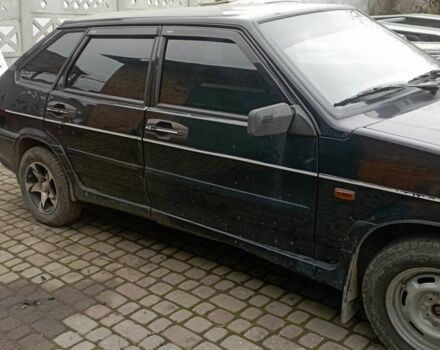 Черный ВАЗ 2114 Самара, объемом двигателя 1 л и пробегом 130 тыс. км за 1000 $, фото 2 на Automoto.ua