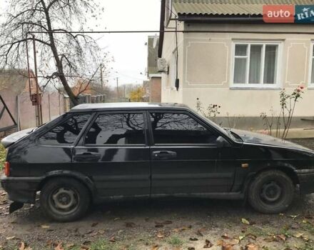 Чорний ВАЗ 2114 Самара, об'ємом двигуна 2 л та пробігом 280 тис. км за 1650 $, фото 4 на Automoto.ua