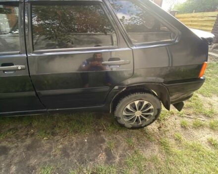 Черный ВАЗ 2114 Самара, объемом двигателя 1.6 л и пробегом 174 тыс. км за 1450 $, фото 2 на Automoto.ua