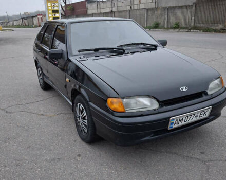 Черный ВАЗ 2114 Самара, объемом двигателя 1.6 л и пробегом 150 тыс. км за 2300 $, фото 2 на Automoto.ua