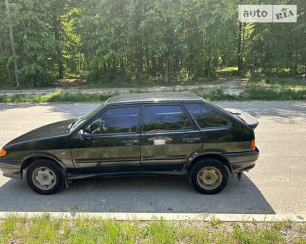Черный ВАЗ 2114 Самара, объемом двигателя 1.6 л и пробегом 148 тыс. км за 2700 $, фото 2 на Automoto.ua