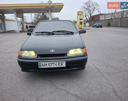 Черный ВАЗ 2114 Самара, объемом двигателя 1.6 л и пробегом 150 тыс. км за 2300 $, фото 6 на Automoto.ua