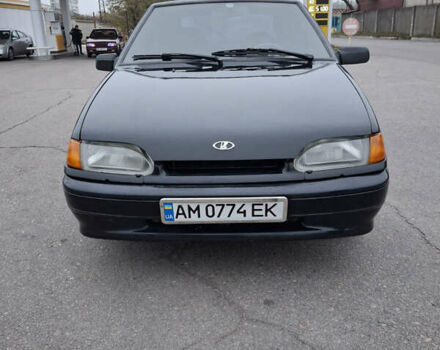 Черный ВАЗ 2114 Самара, объемом двигателя 1.6 л и пробегом 150 тыс. км за 2300 $, фото 1 на Automoto.ua