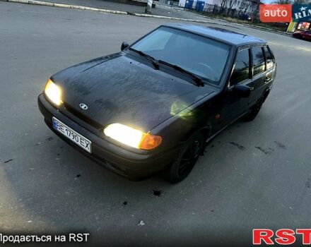 Черный ВАЗ 2114 Самара, объемом двигателя 1.6 л и пробегом 120 тыс. км за 3200 $, фото 1 на Automoto.ua