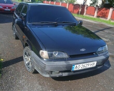 Черный ВАЗ 2114 Самара, объемом двигателя 1.6 л и пробегом 280 тыс. км за 2200 $, фото 1 на Automoto.ua