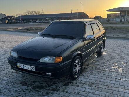 Чорний ВАЗ 2114 Самара, об'ємом двигуна 1.6 л та пробігом 80 тис. км за 1200 $, фото 1 на Automoto.ua