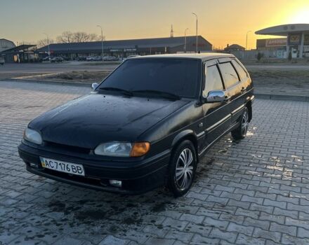 Чорний ВАЗ 2114 Самара, об'ємом двигуна 1.6 л та пробігом 80 тис. км за 1200 $, фото 1 на Automoto.ua