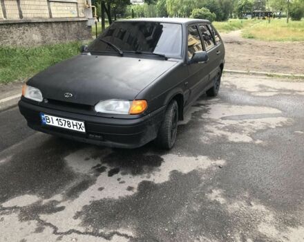 Черный ВАЗ 2114 Самара, объемом двигателя 1.5 л и пробегом 250 тыс. км за 1350 $, фото 1 на Automoto.ua