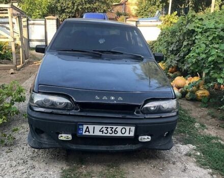 Черный ВАЗ 2114 Самара, объемом двигателя 1.5 л и пробегом 170 тыс. км за 901 $, фото 1 на Automoto.ua