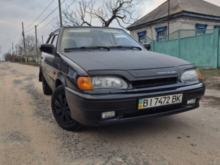 Черный ВАЗ 2114 Самара, объемом двигателя 1.5 л и пробегом 12 тыс. км за 1300 $, фото 1 на Automoto.ua