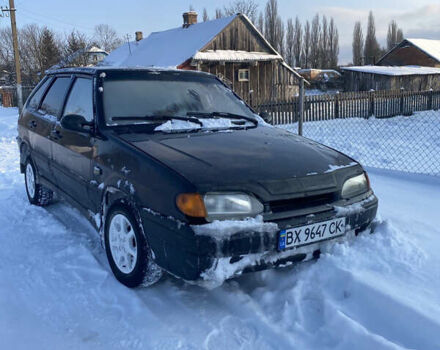 Черный ВАЗ 2114 Самара, объемом двигателя 1.6 л и пробегом 450 тыс. км за 1150 $, фото 1 на Automoto.ua