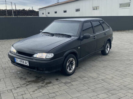 Черный ВАЗ 2114 Самара, объемом двигателя 1.6 л и пробегом 132 тыс. км за 1800 $, фото 1 на Automoto.ua