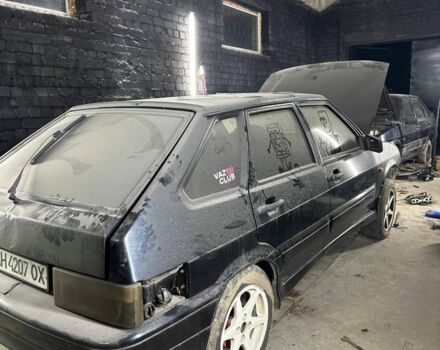 Черный ВАЗ 2114 Самара, объемом двигателя 1.6 л и пробегом 200 тыс. км за 700 $, фото 1 на Automoto.ua