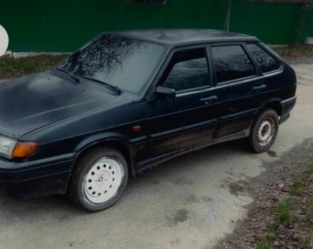 Черный ВАЗ 2114 Самара, объемом двигателя 1.6 л и пробегом 200 тыс. км за 950 $, фото 1 на Automoto.ua