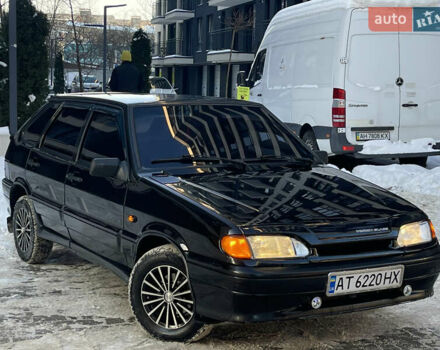 Черный ВАЗ 2114 Самара, объемом двигателя 1.6 л и пробегом 199 тыс. км за 1899 $, фото 1 на Automoto.ua