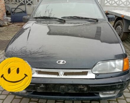 Черный ВАЗ 2114 Самара, объемом двигателя 1 л и пробегом 130 тыс. км за 1000 $, фото 1 на Automoto.ua