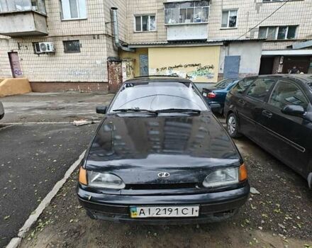 Черный ВАЗ 2114 Самара, объемом двигателя 1.6 л и пробегом 320 тыс. км за 1300 $, фото 1 на Automoto.ua