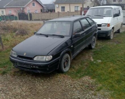 Черный ВАЗ 2114 Самара, объемом двигателя 1.8 л и пробегом 80 тыс. км за 1200 $, фото 1 на Automoto.ua