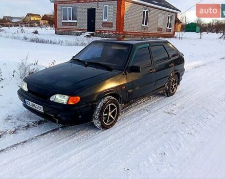Черный ВАЗ 2114 Самара, объемом двигателя 1.6 л и пробегом 200 тыс. км за 2100 $, фото 1 на Automoto.ua
