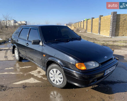 Черный ВАЗ 2114 Самара, объемом двигателя 1.6 л и пробегом 150 тыс. км за 1800 $, фото 1 на Automoto.ua