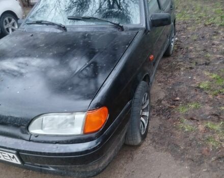 Черный ВАЗ 2114 Самара, объемом двигателя 1 л и пробегом 126 тыс. км за 2200 $, фото 1 на Automoto.ua