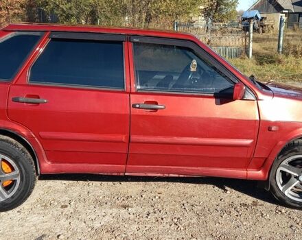 Красный ВАЗ 2114 Самара, объемом двигателя 1 л и пробегом 120 тыс. км за 1800 $, фото 2 на Automoto.ua