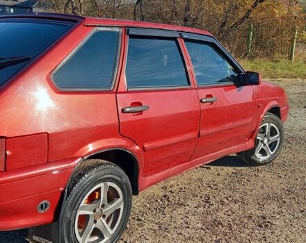 Красный ВАЗ 2114 Самара, объемом двигателя 1 л и пробегом 120 тыс. км за 1800 $, фото 1 на Automoto.ua