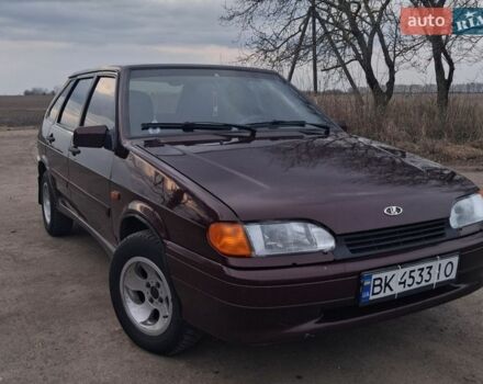 Красный ВАЗ 2114 Самара, объемом двигателя 1.6 л и пробегом 220 тыс. км за 2200 $, фото 1 на Automoto.ua