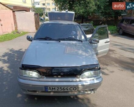 Серый ВАЗ 2114 Самара, объемом двигателя 1.5 л и пробегом 339 тыс. км за 1400 $, фото 2 на Automoto.ua