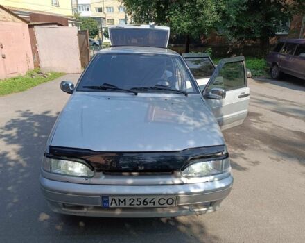 Серый ВАЗ 2114 Самара, объемом двигателя 1.5 л и пробегом 339 тыс. км за 1400 $, фото 3 на Automoto.ua