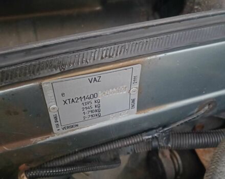 Серый ВАЗ 2114 Самара, объемом двигателя 1.5 л и пробегом 120 тыс. км за 1800 $, фото 9 на Automoto.ua