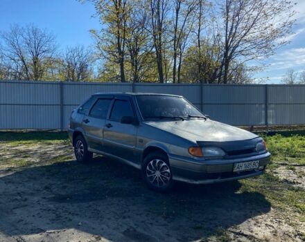 Серый ВАЗ 2114 Самара, объемом двигателя 1.5 л и пробегом 200 тыс. км за 1150 $, фото 3 на Automoto.ua