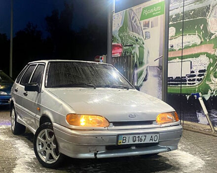 Серый ВАЗ 2114 Самара, объемом двигателя 1.6 л и пробегом 200 тыс. км за 1400 $, фото 1 на Automoto.ua