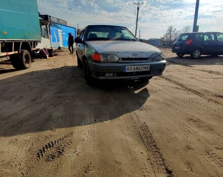 Серый ВАЗ 2114 Самара, объемом двигателя 1.6 л и пробегом 266 тыс. км за 1000 $, фото 1 на Automoto.ua