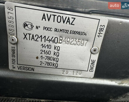 Сірий ВАЗ 2114 Самара, об'ємом двигуна 1.6 л та пробігом 82 тис. км за 3800 $, фото 8 на Automoto.ua