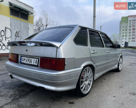 Серый ВАЗ 2114 Самара, объемом двигателя 1.6 л и пробегом 99 тыс. км за 4000 $, фото 4 на Automoto.ua