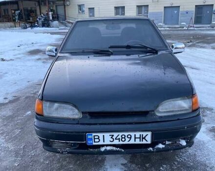 Серый ВАЗ 2114 Самара, объемом двигателя 1.5 л и пробегом 200 тыс. км за 1400 $, фото 1 на Automoto.ua