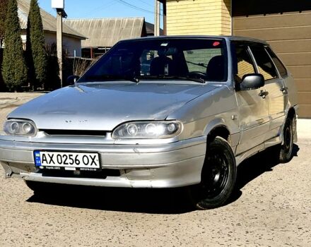 Серый ВАЗ 2114 Самара, объемом двигателя 1.5 л и пробегом 150 тыс. км за 1200 $, фото 1 на Automoto.ua